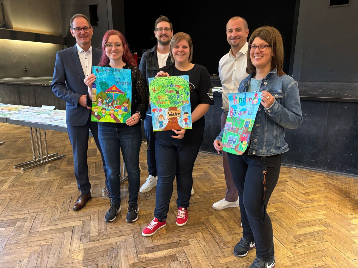 Jury kürt Plakat für 30. Kinderbürgerfest in Weiden
