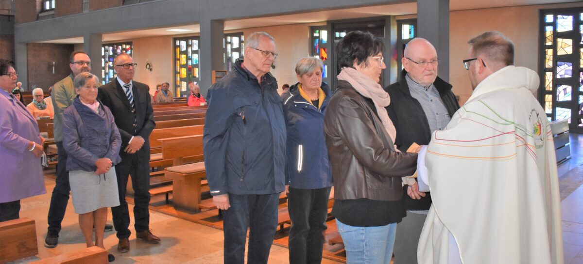 Füreinander da sein, in guten und in schweren Zeiten