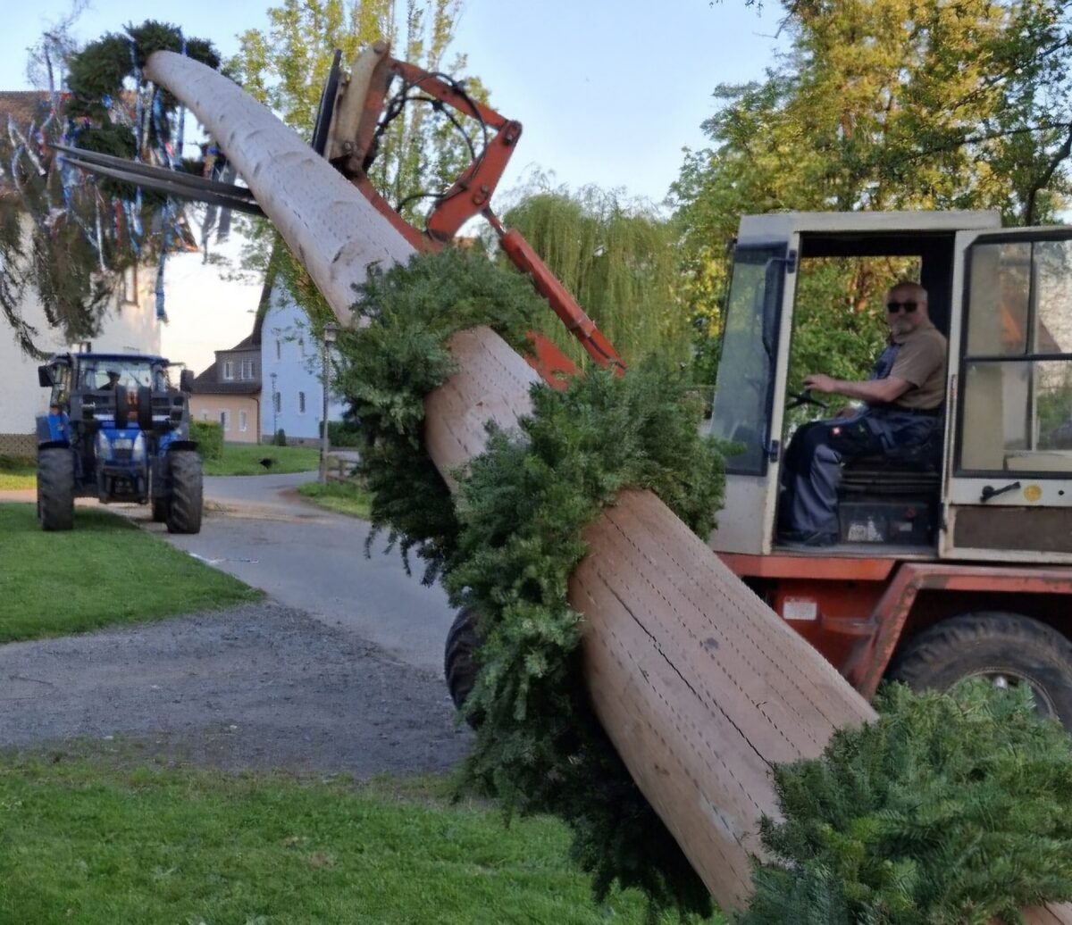 Mallersricht feiert mit traditionellem Maibaumfest