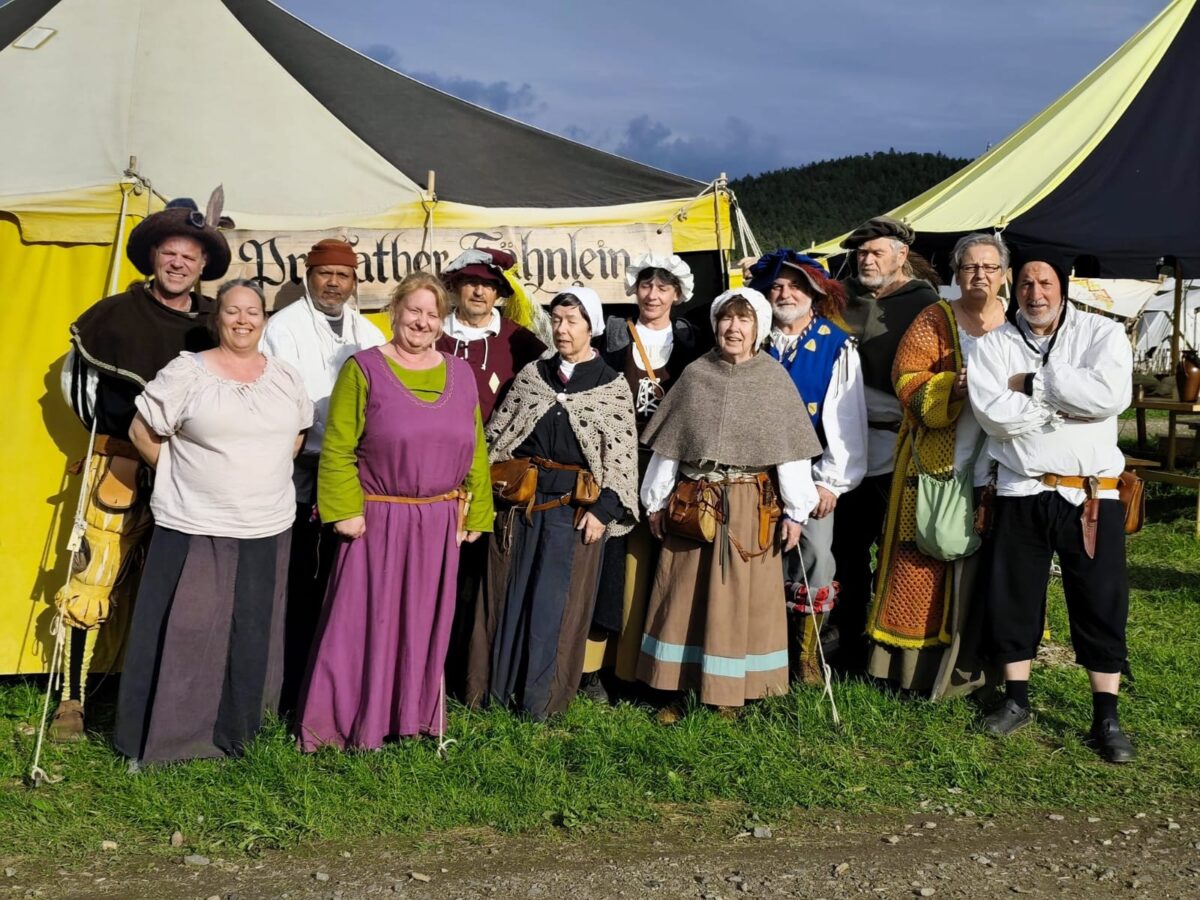 Mittelalterliches Flair beim Lager des Pressather Fähnleins