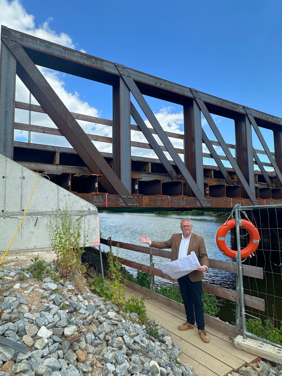 Neue Brücken in Schwandorf öffnen im Juli