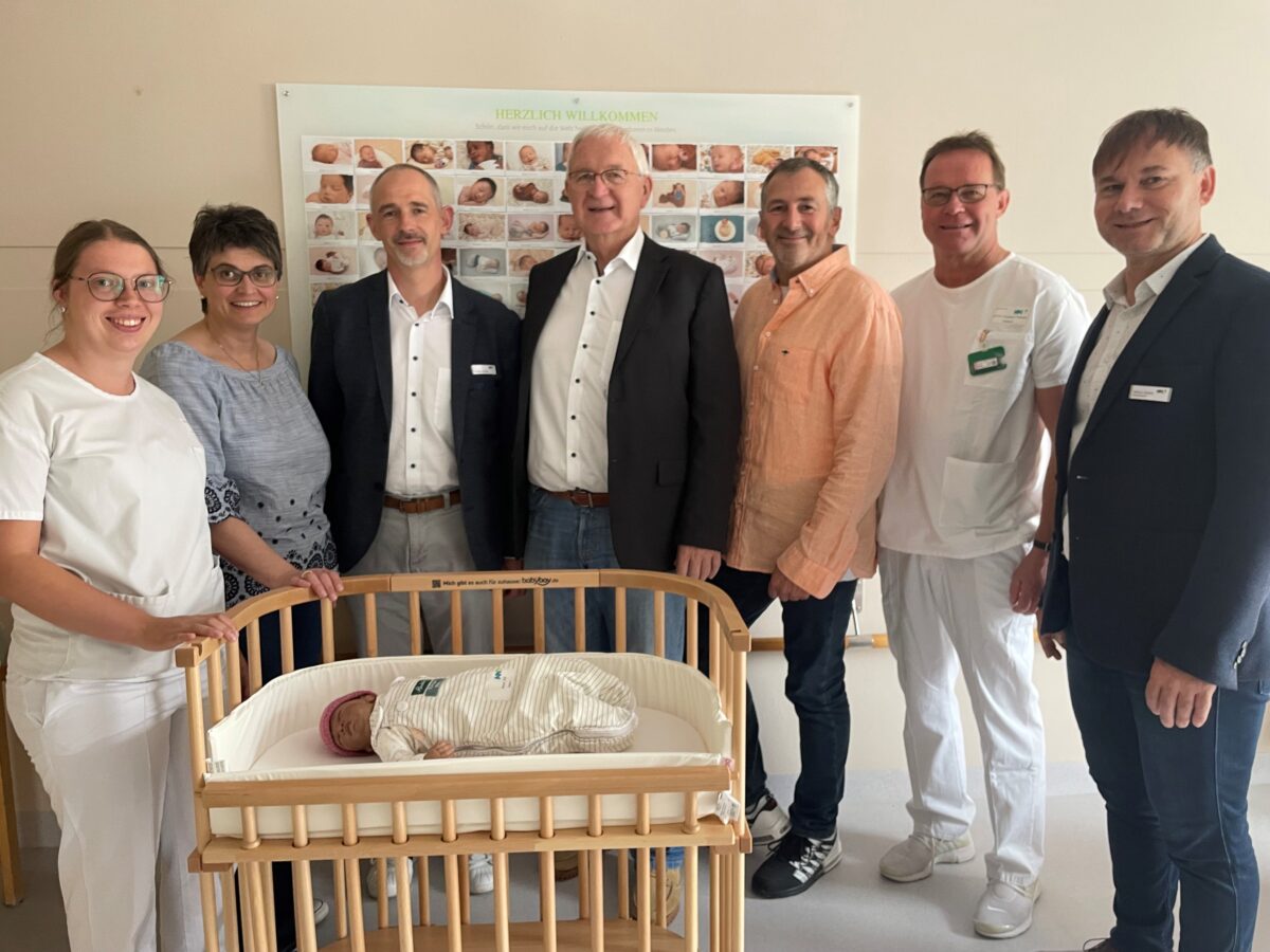 Neue Säuglingsbetten für Weidener Klinikum
