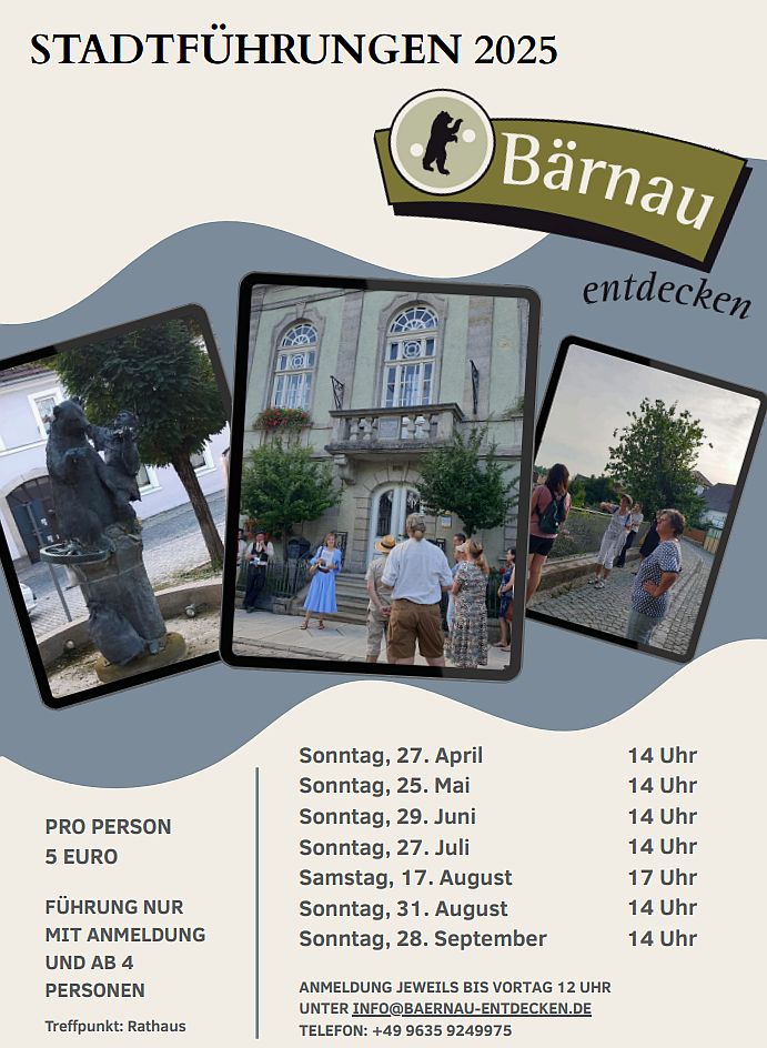 Bärnaus Geheimnisse: Stadtführungen enthüllen Geschichte