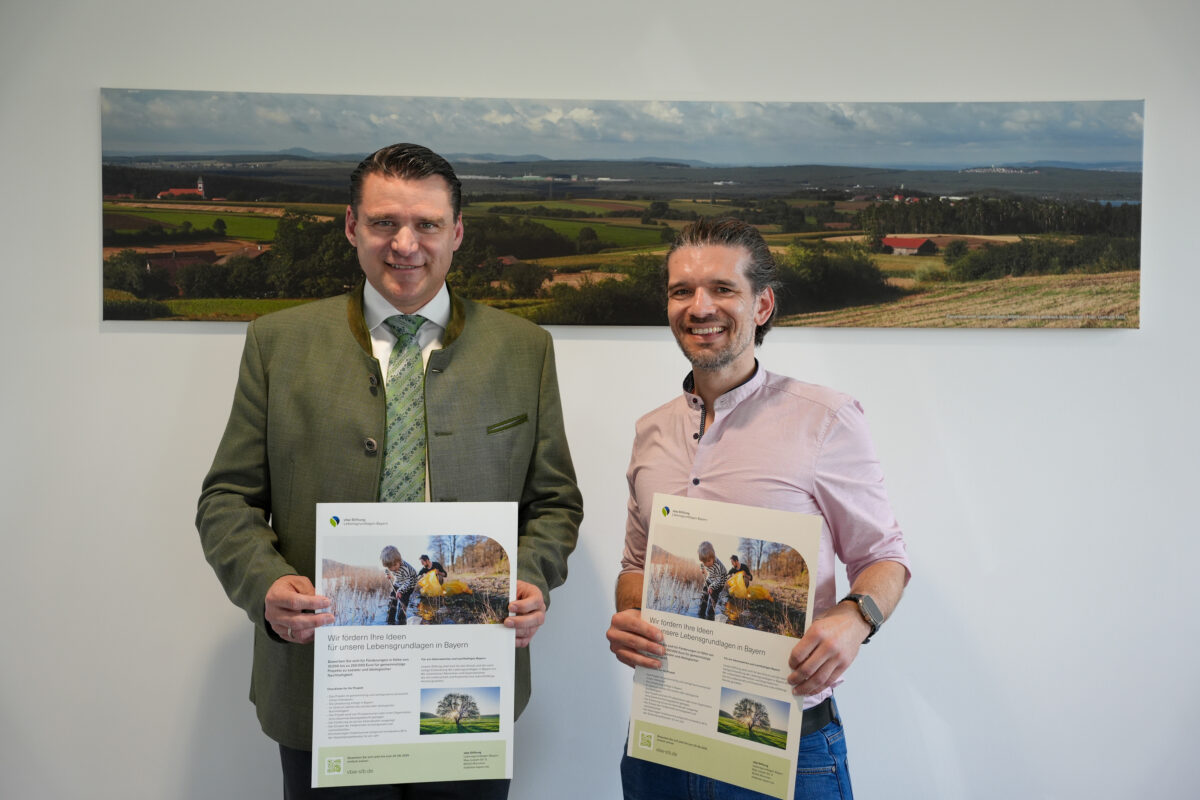 vbw Stiftung fördert Nachhaltigkeit in Bayern