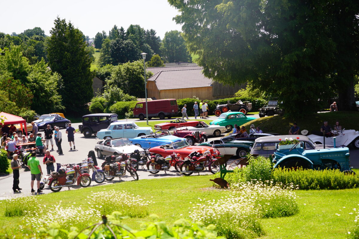 Eine Augenweide nicht nur für Oldtimer-Fans in Woppenrieth