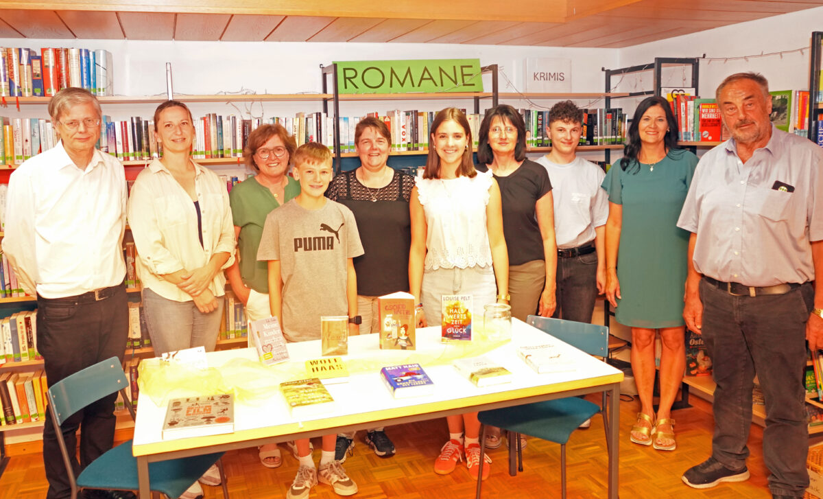 Büchereiteam präsentiert beeindruckende Zahlen und dankt für Mitarbeit