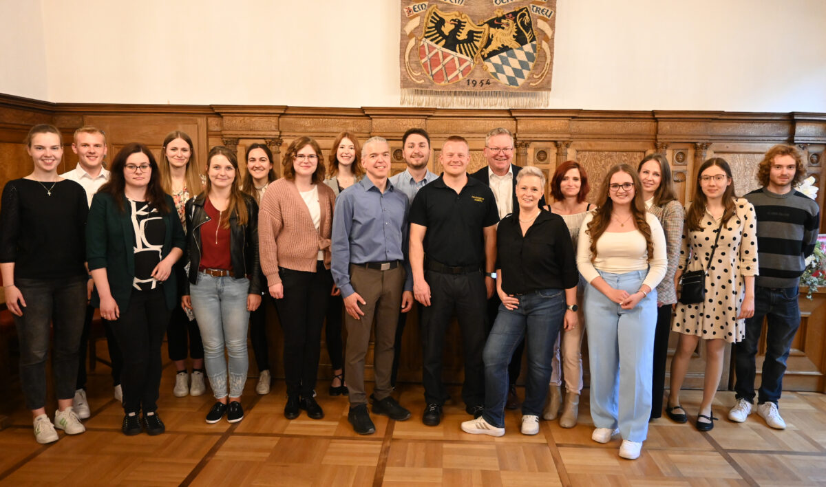 Stadt Amberg feiert Erfolge seiner städtischen Mitarbeiter