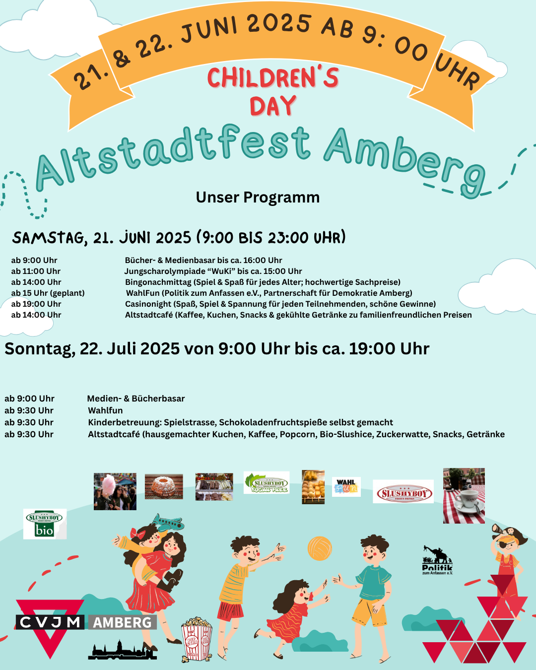 Demokratiespaß beim Altstadtfest in Amberg