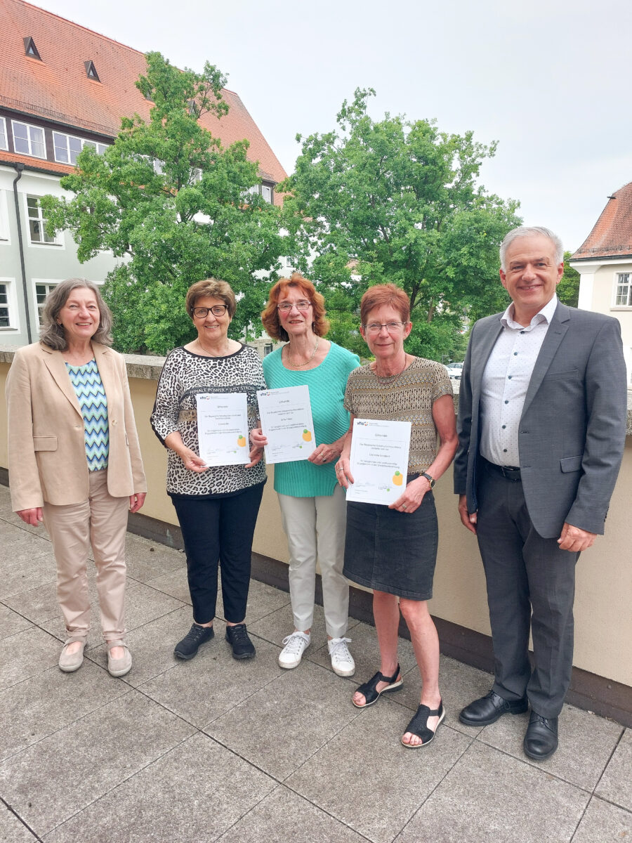 Ehrung für langjährige vhs-Beiratsmitglieder in Tirschenreuth