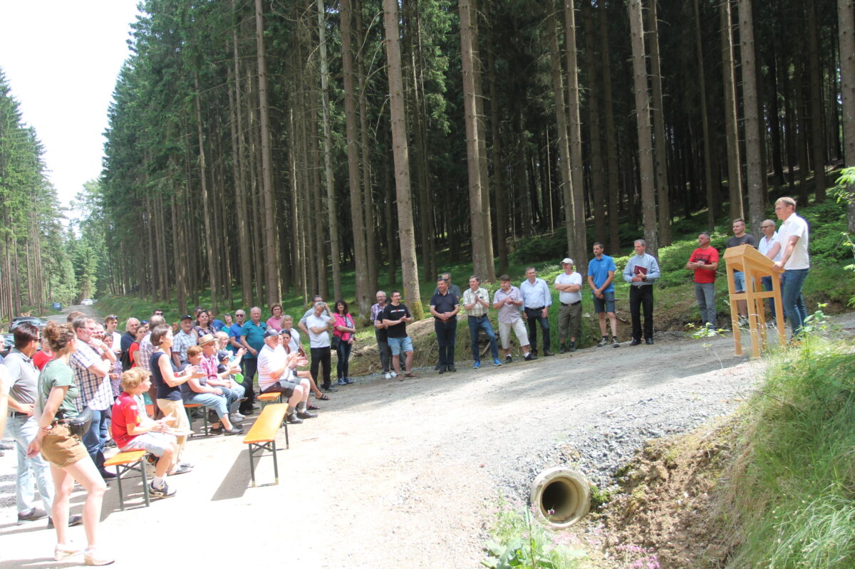 Forstwegsanierung in Waldau feierlich abgeschlossen