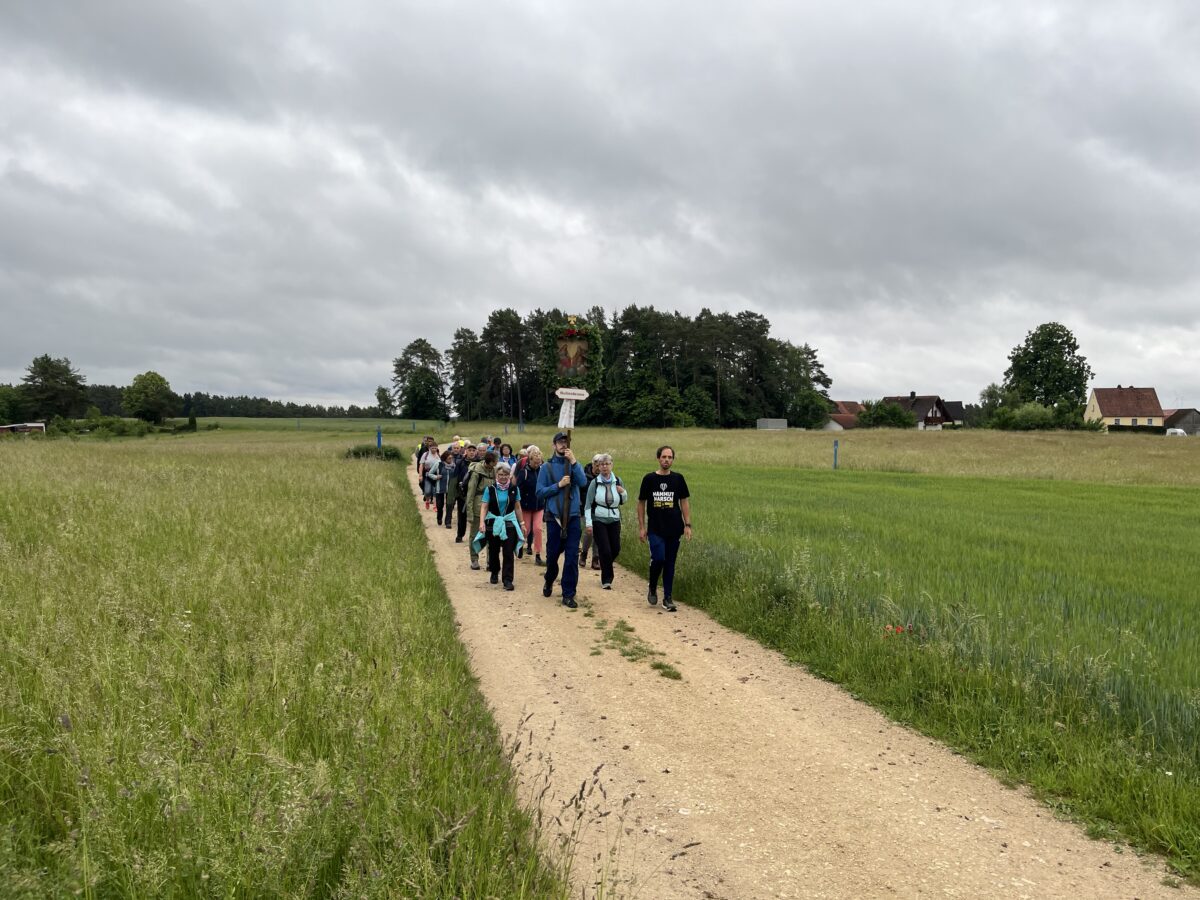 Kaltenbrunner Hoffnungspilger auf Weg nach Gößweinstein