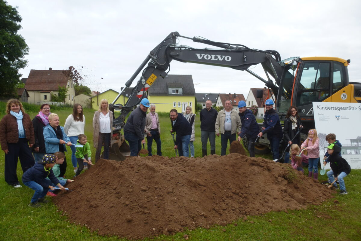 Kaltenbrunn freut sich über Spatenstich für neue Kita
