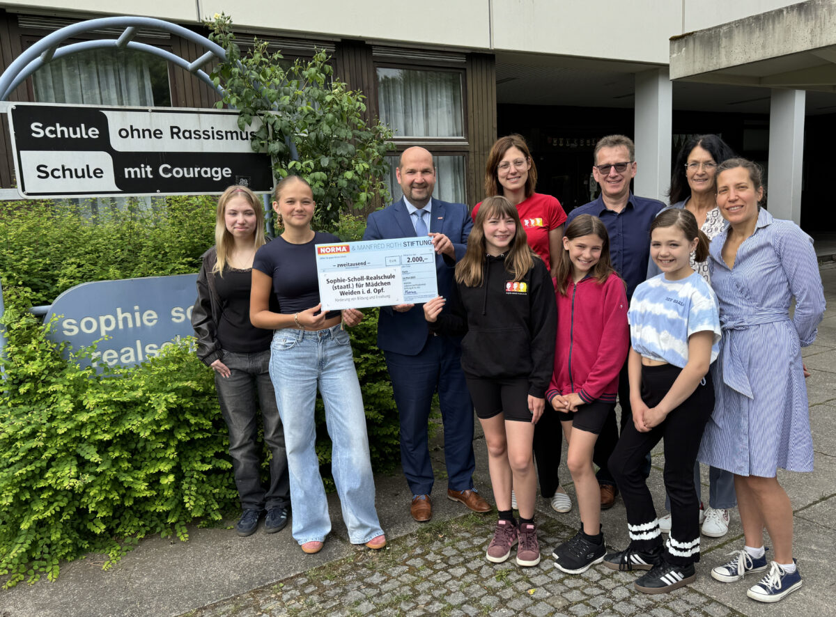 20250606 Spende aus der Norma-Stiftung. Foto: Martin Stangl