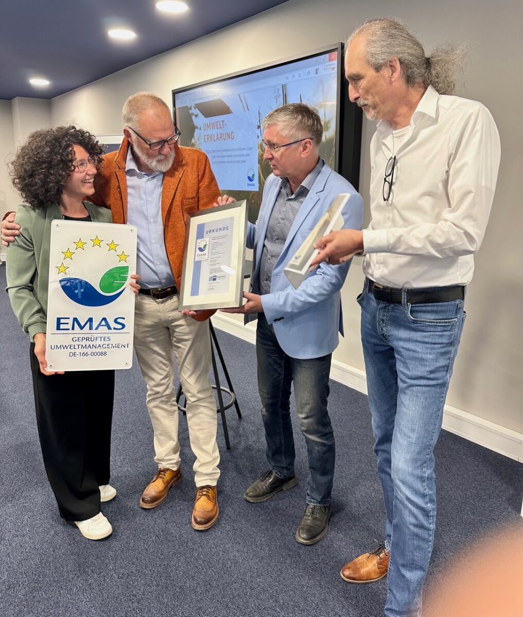 Stadtwerke Amberg erhalten EMAS-Umweltzertifikat
