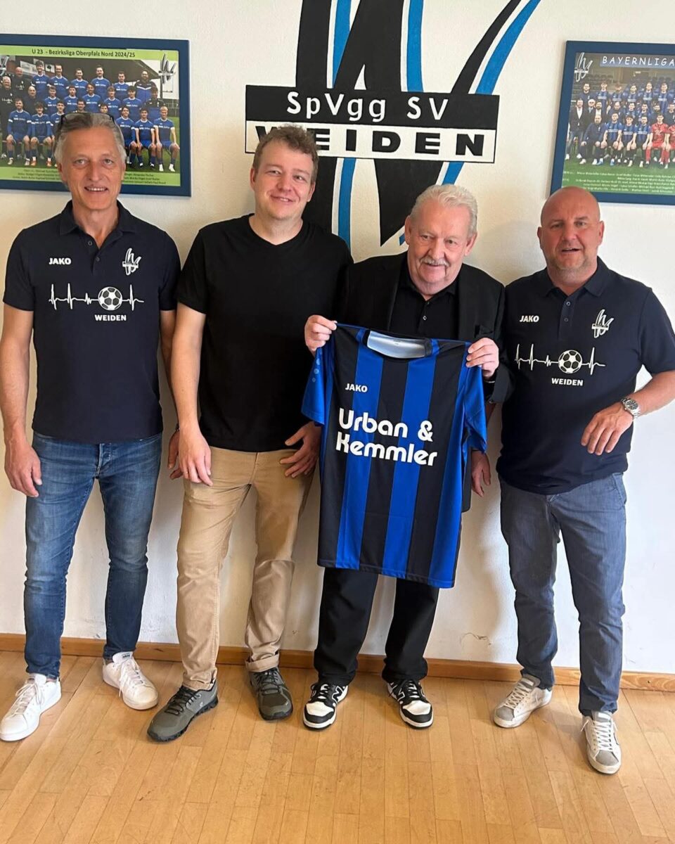 SpVgg SV Weiden gibt neuen Trikotsponsor bekannt