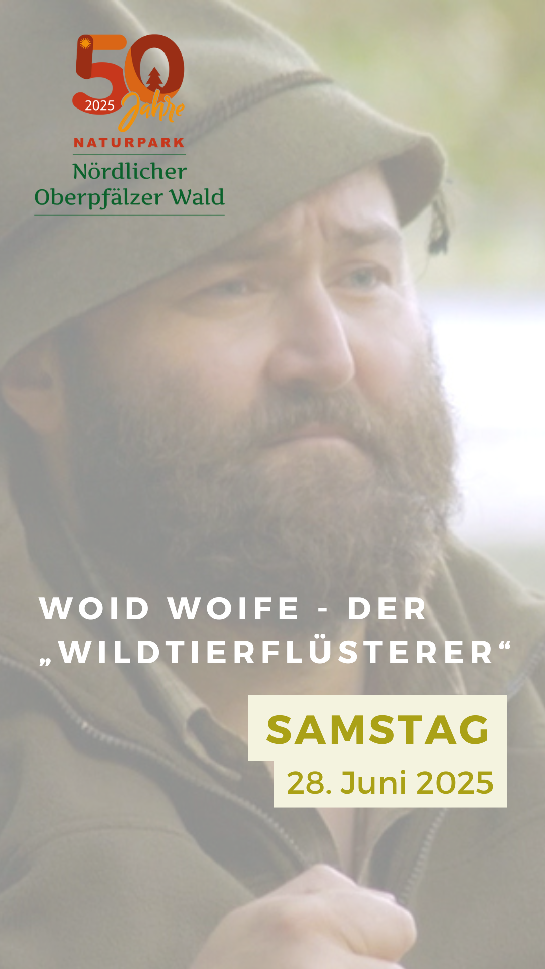 Woid Woife – der „Wildtierflüsterer“ zu Gast in Neustadt/WN