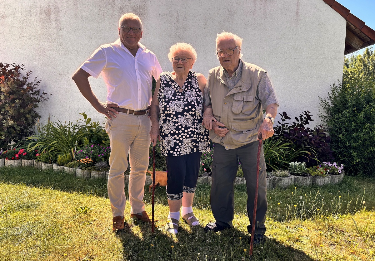 Anna und Johann Lauber feiern Eiserne Hochzeit – 65 Jahre Eheglück