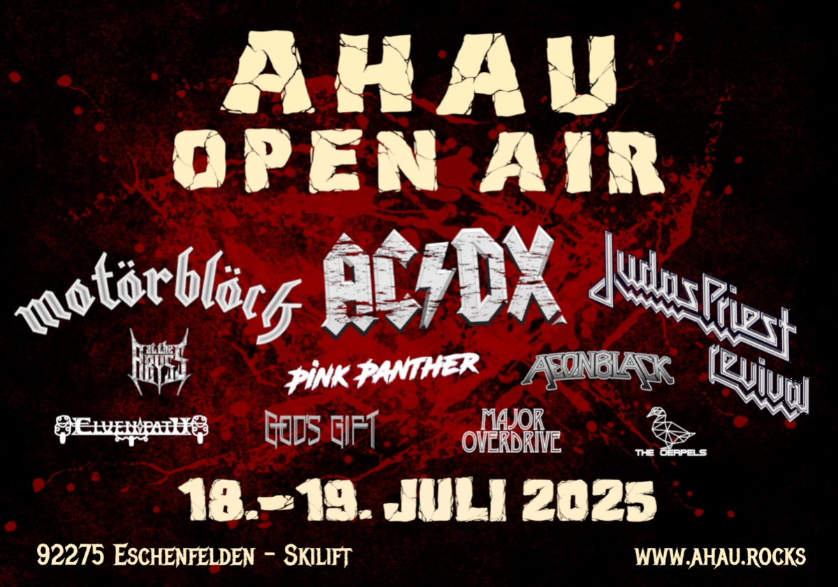 "AHAU Open Air - Wochenendticket" in Eschenfelden lockt Fans