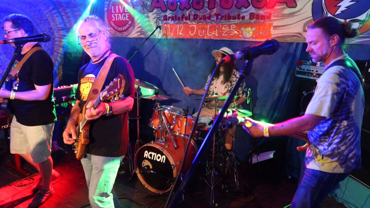 Grateful Dead Tribute-Band rockt Live-Stage