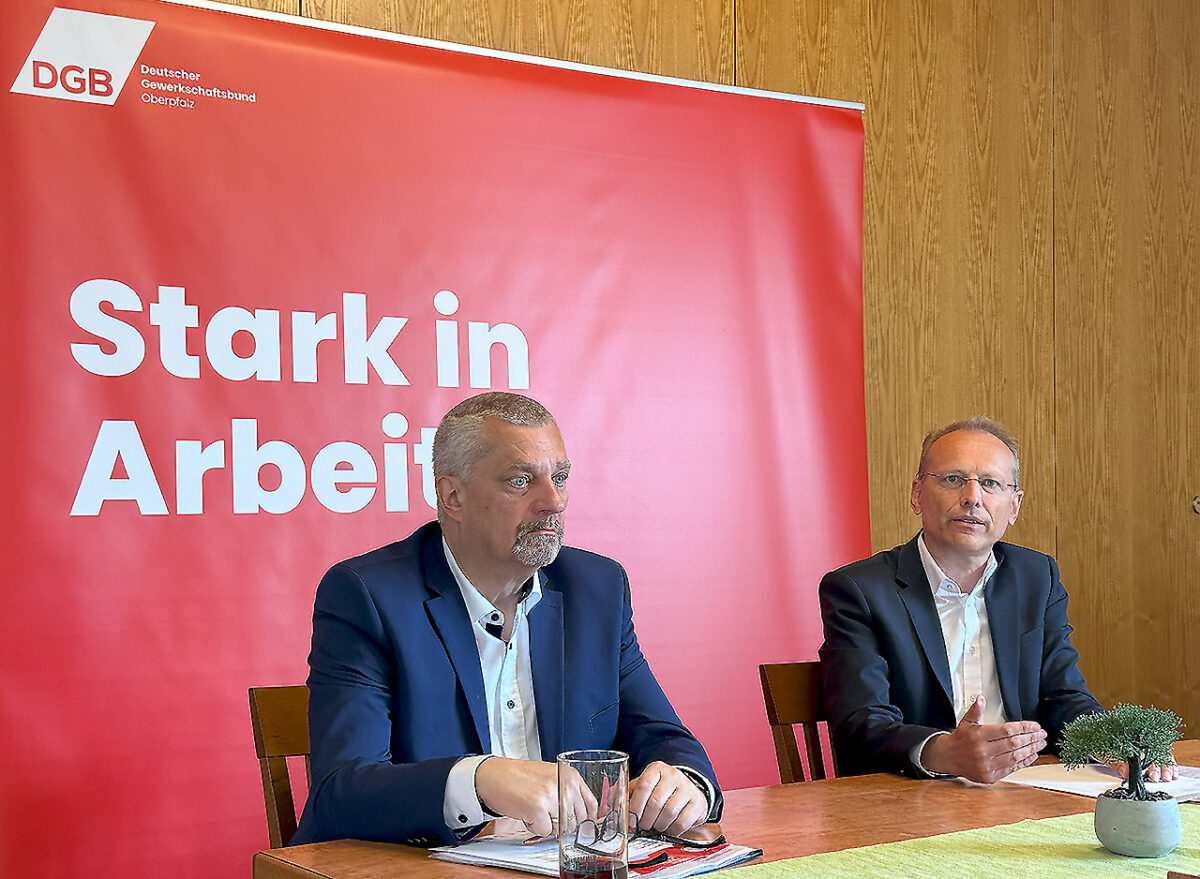 DGB-Landesvorsitzender in Weiden: „Nicht jammern, investieren!“