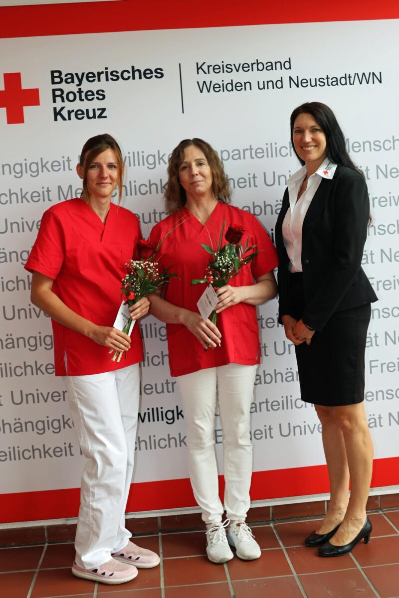 Erfolg für BRK: Neue Praxisanleiterinnen in Weiden und Neustadt