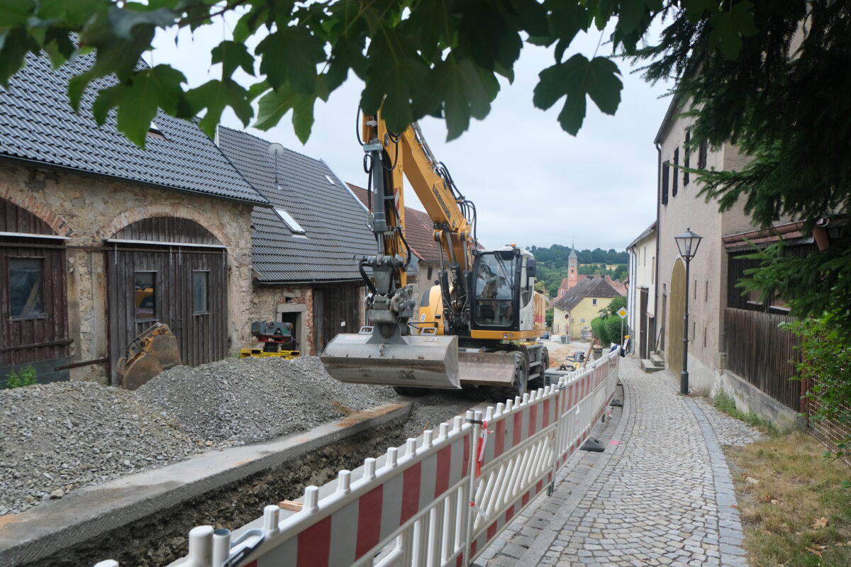 Floß: Großbaustelle beeinflusst Bürgerfest-Location