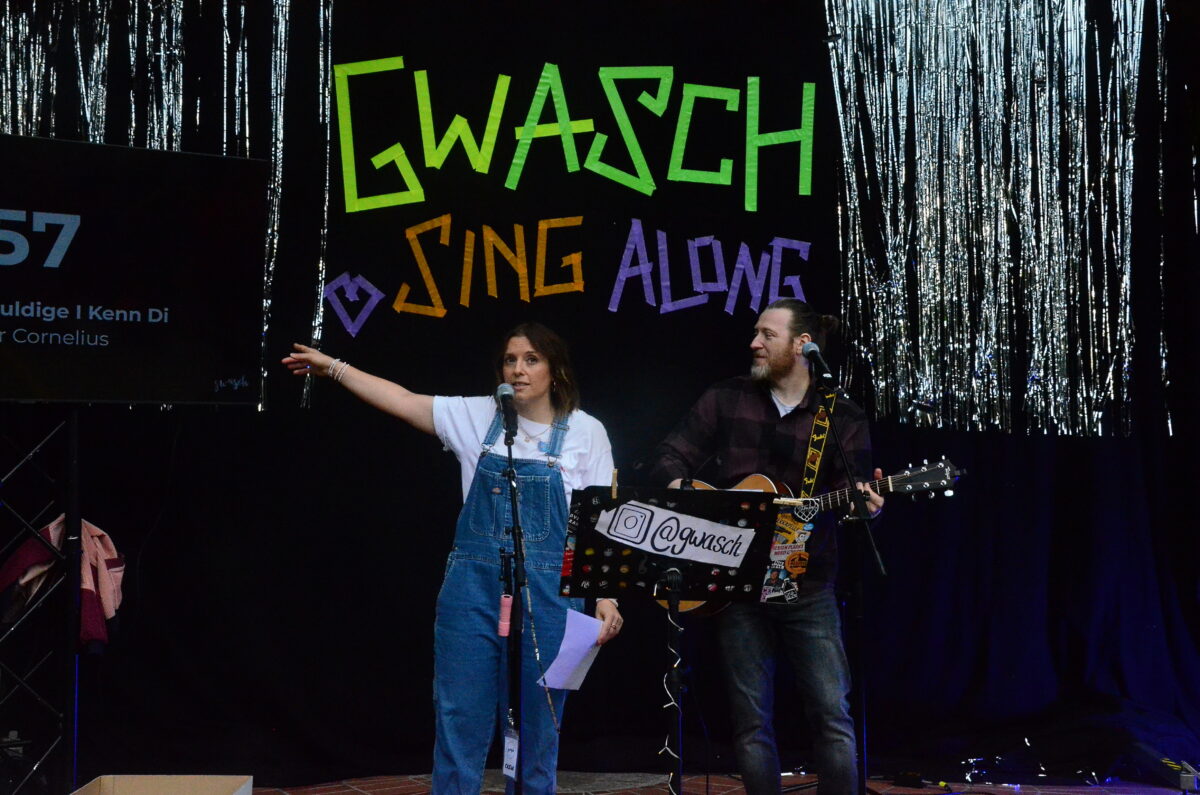 "Gwasch" hält sich auch bei Platzregen