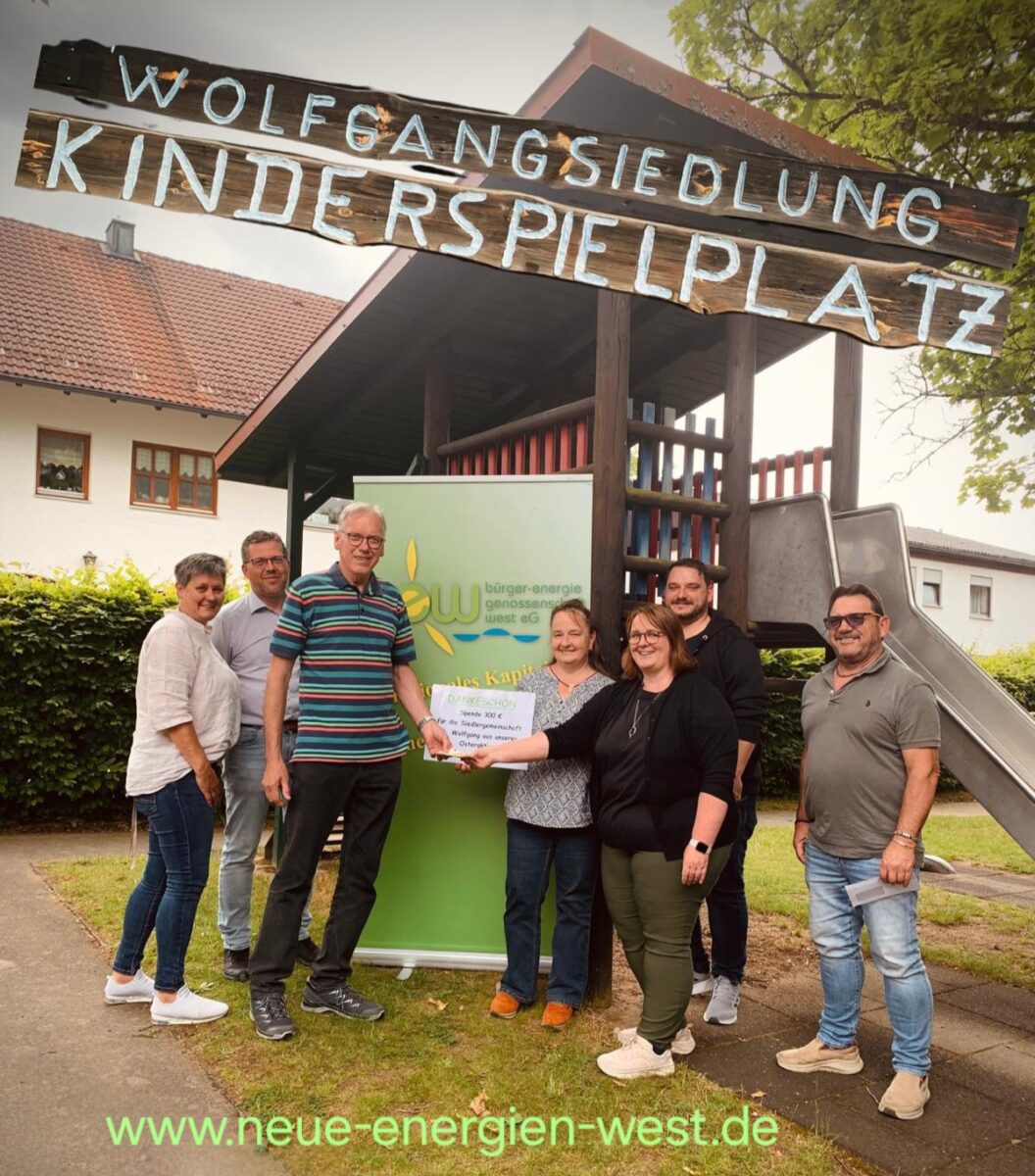 Energiegenossenschaft unterstützt Wolfgangsiedler in Grafenwöhr