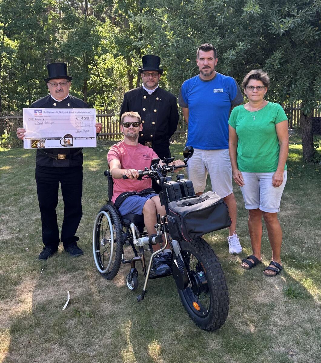 Kaminkehrer spenden für mehr Mobilität