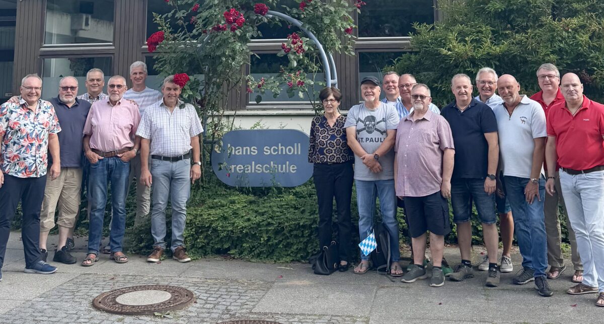 Klassentreffen an der Hans-Scholl-Realschule 40 Jahre nach Schulabschluss