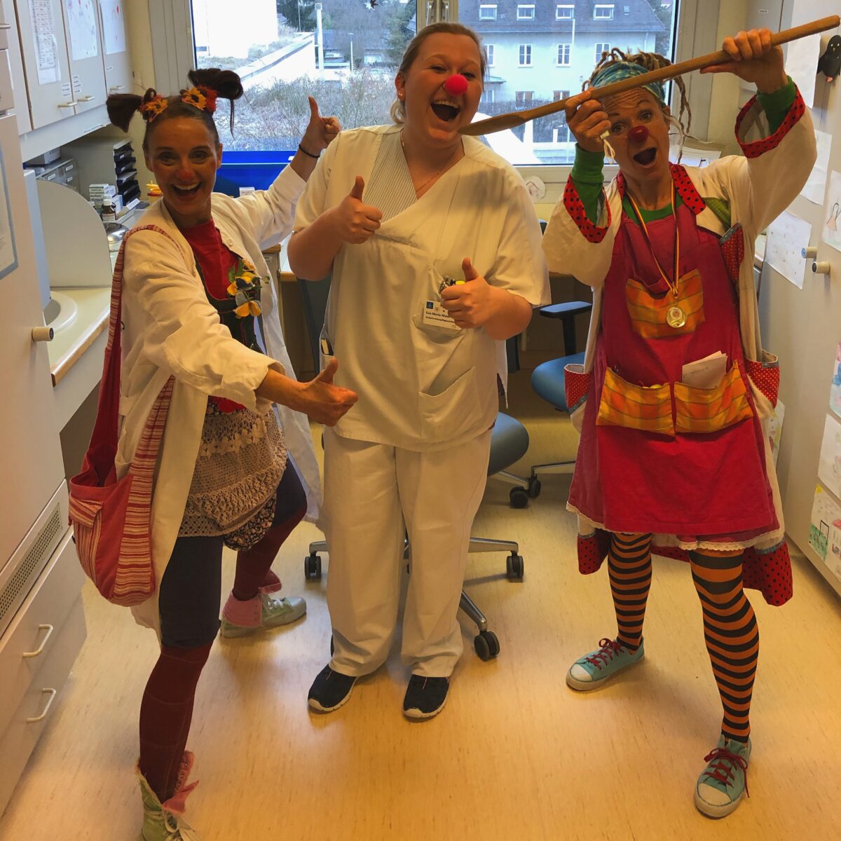 KlinikClowns sorgen für strahlende Kinderaugen