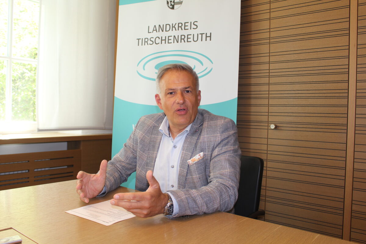 Landrat Grillmeier auf Bürgernaher Sommertour