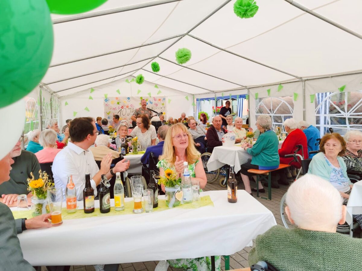 Zehnjähriges Jubiläum im Senioren Servicehaus Neusorg ein voller Erfolg
