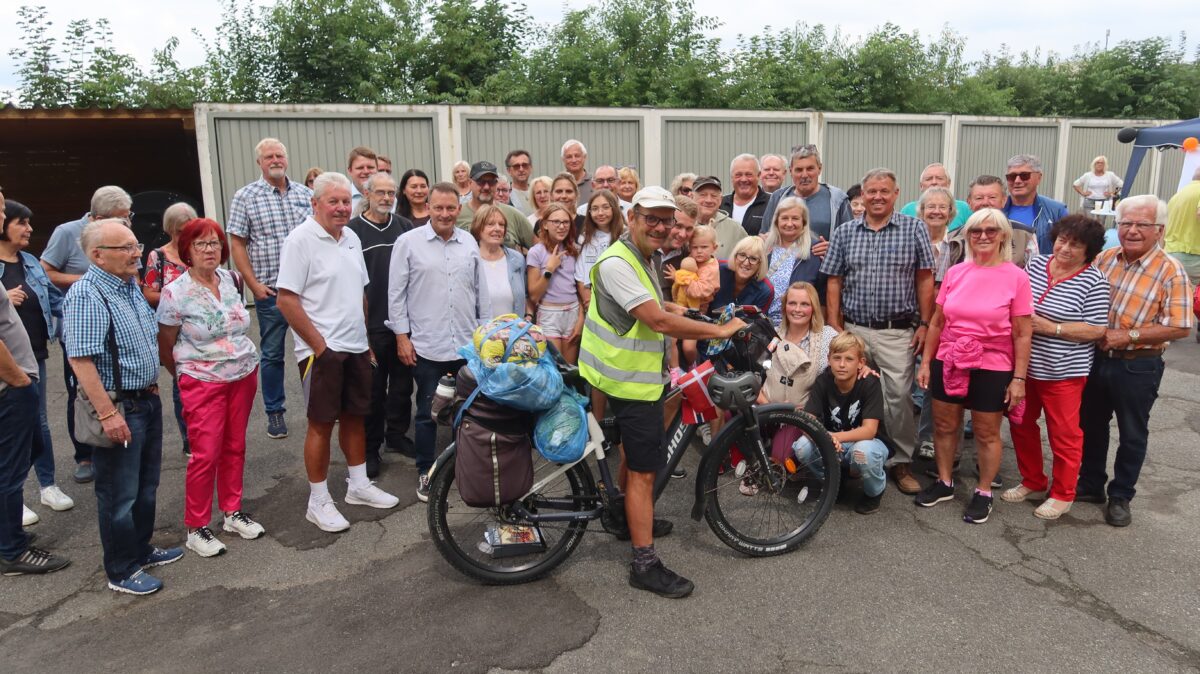 Kurt Koreis kehrt von Nordkap-Radltour  zurück