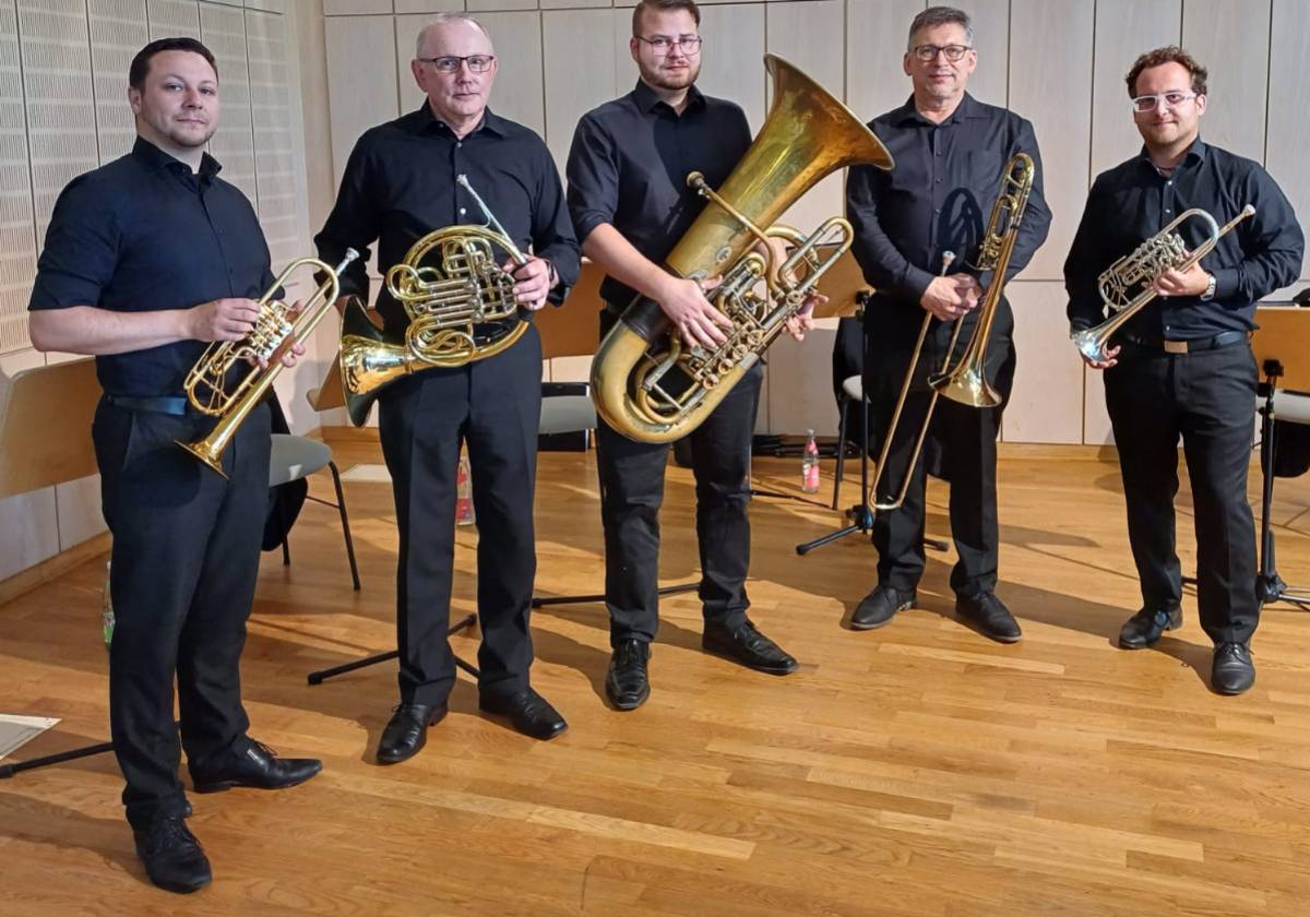 Nordoberpfalz-Brass-Ensemble spielt in Püchersreuth