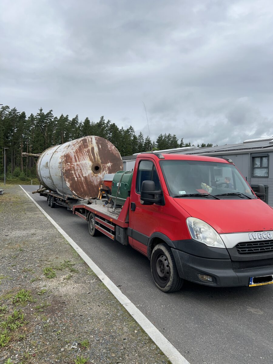 Polizei stoppt unsicheren Sondertransport auf der A6