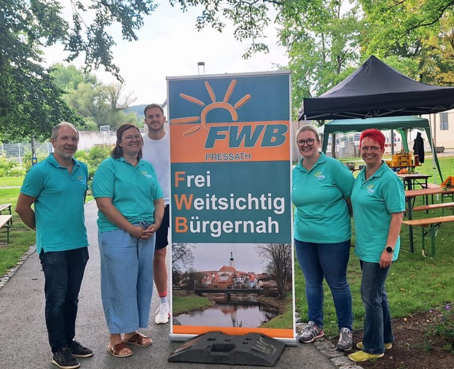 Pressather Stammtisch an Baustelle zieht viele Bürger an