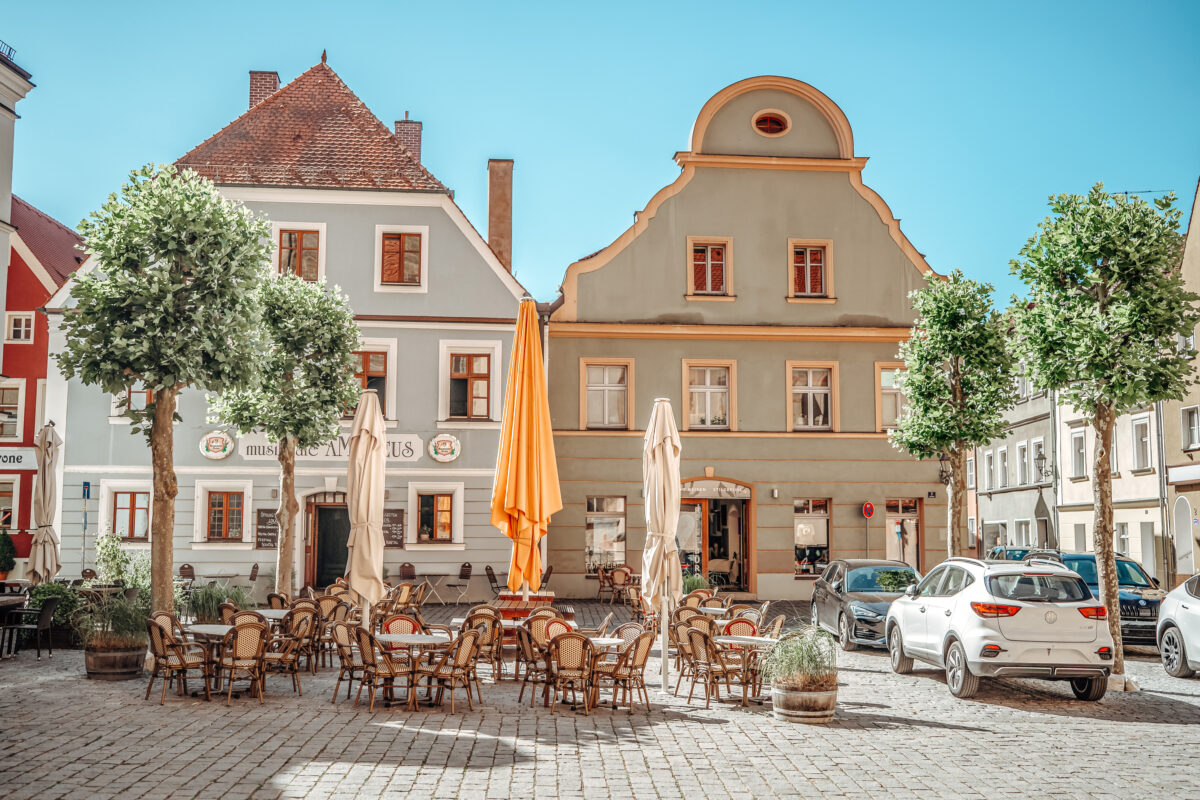 Salzstadelplatz in Amberg neu belebt