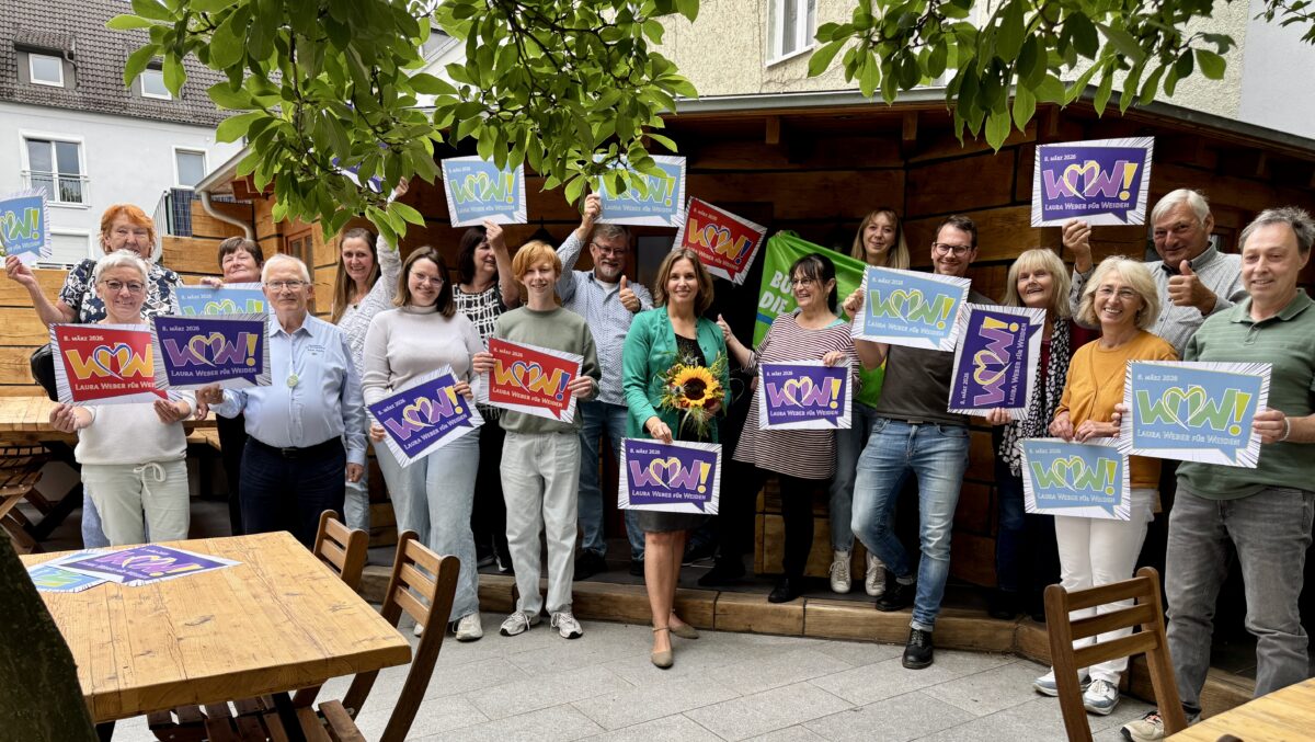 Weiden: Laura Weber will erste grüne Oberbürgermeisterin werden