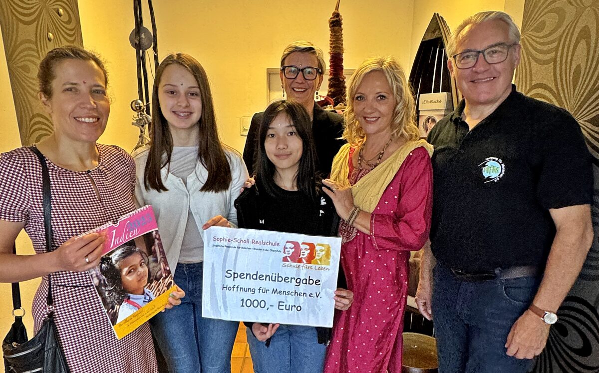 Weidener Schüler unterstützen Kinder in Indien