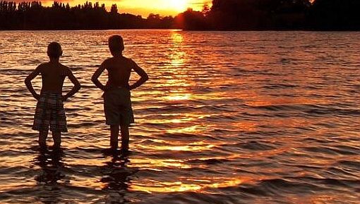 Warnhinweis für den Naturbadeweiher Mantel wegen erhöhter Konzentrationen an Blaualgen