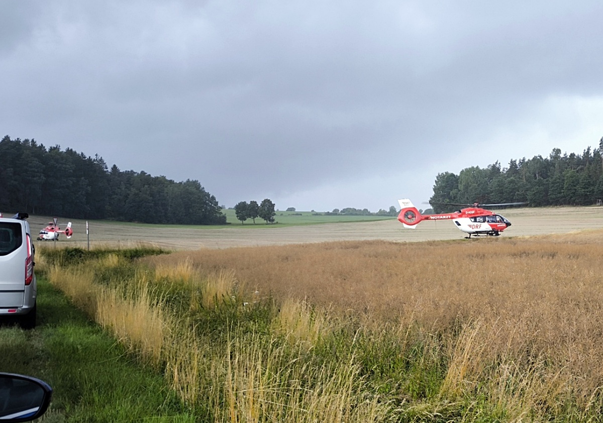 Schwerer Verkehrsunfall mit mehreren Verletzten