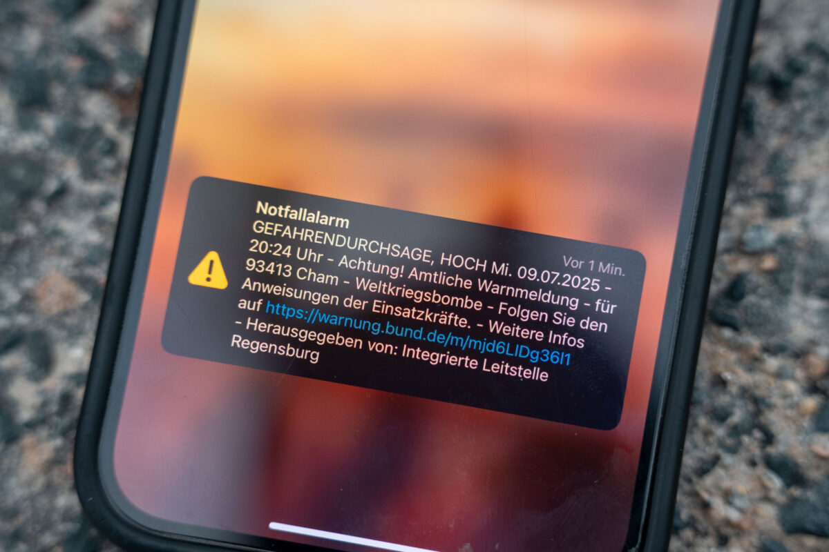 250-Kilogramm-Bombe in Cham erfolgreich entschärft – Großeinsatz in der Nacht