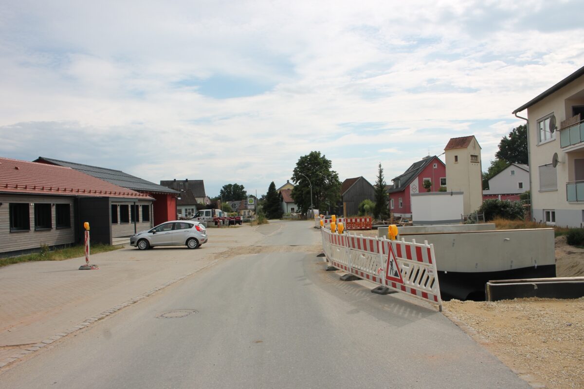 Grundwasser verzögert Bau in Schwarzenbach