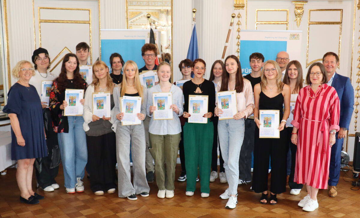 Junge Künstler für Europas Sicherheit geehrt