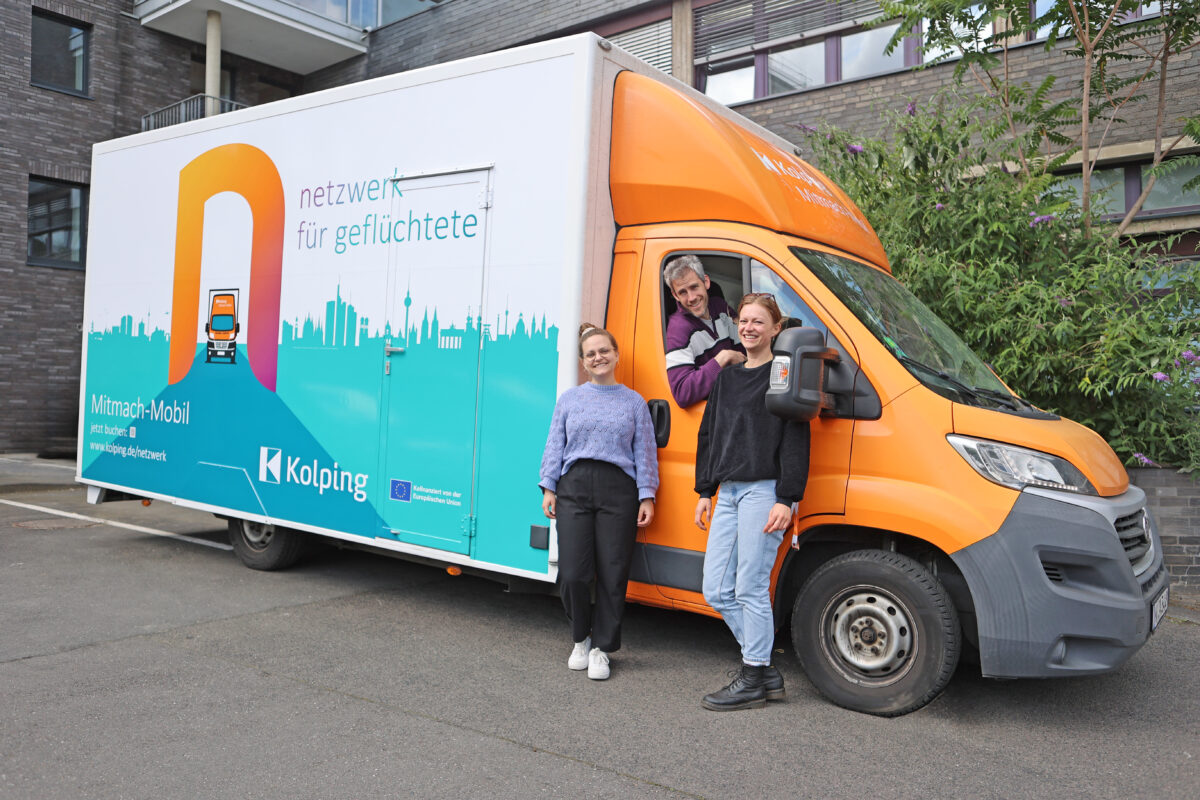 Vielfältiges Programm und Kolping Mitmach-Mobil bringen Menschen ins Gespräch