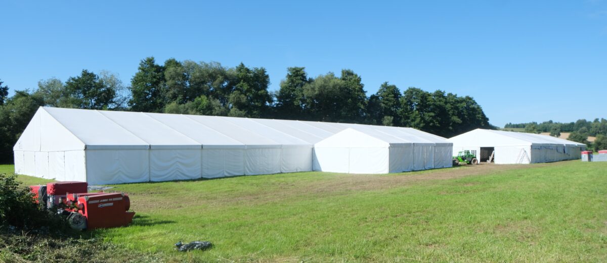 Festzelte zur Flosser Kirwa bereits aufgebaut