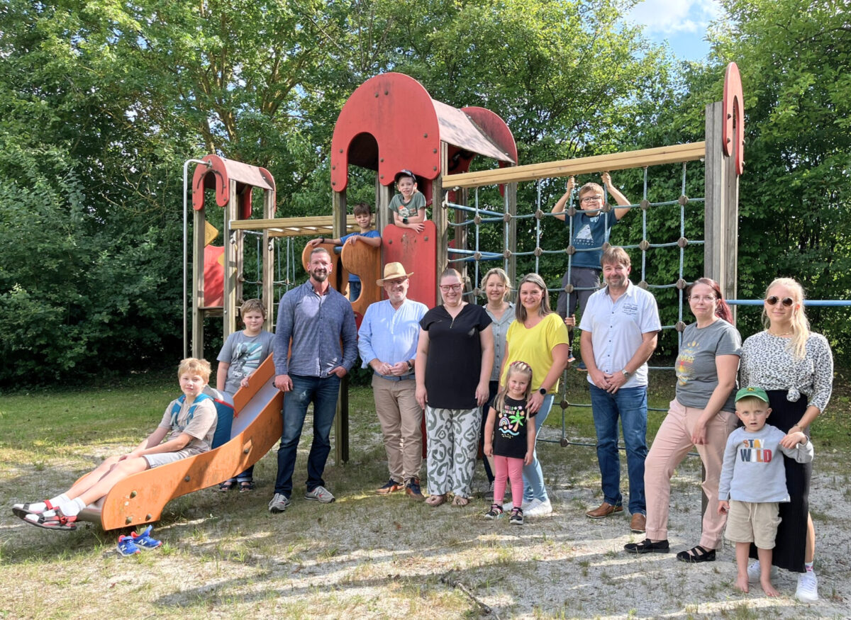 Frischer Wind für den Spielplatz in Bubach