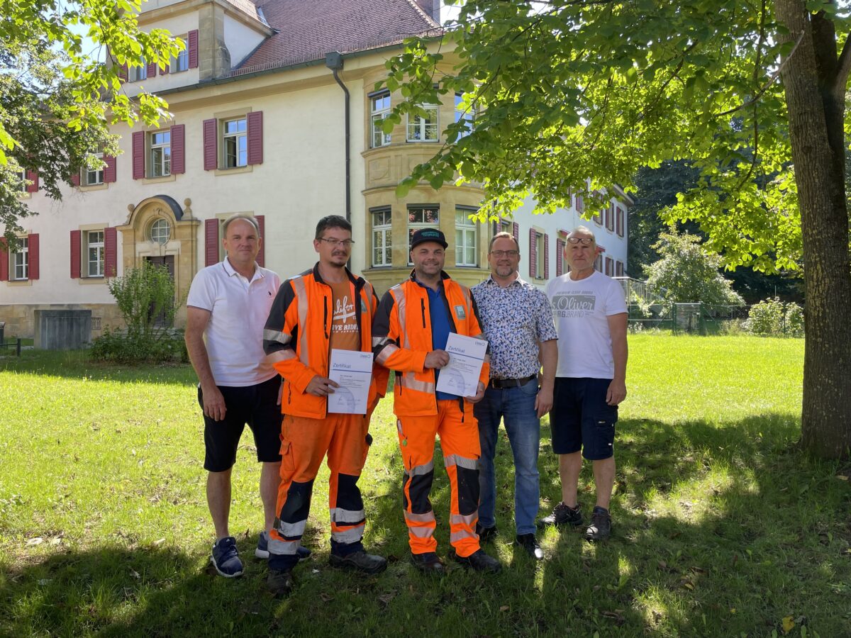 Burglengenfelder Klärwärter erfolgreich fortgebildet