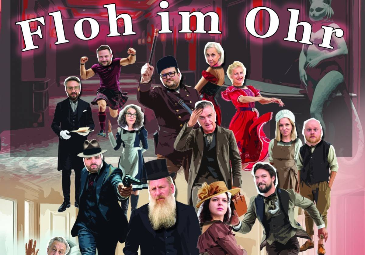 "Floh im Ohr" in Zeitlarn: Turbulente Theaterkomödie zieht Besucher an